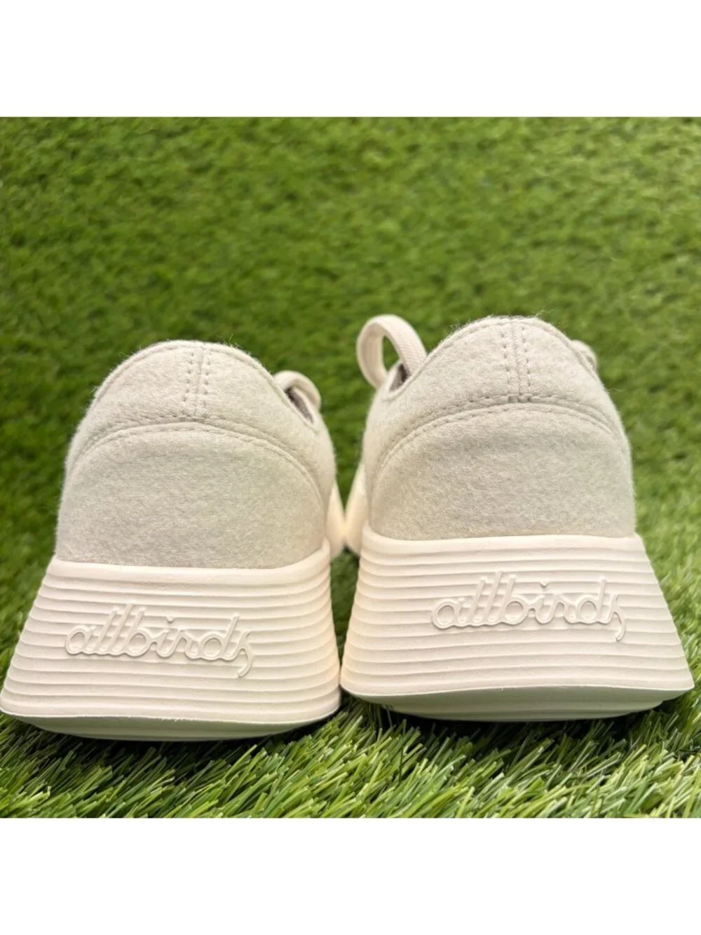 Allbirds Wool Runner Go Womens Size 6.5 Ivory Athletic Running Shoes Sneakers
